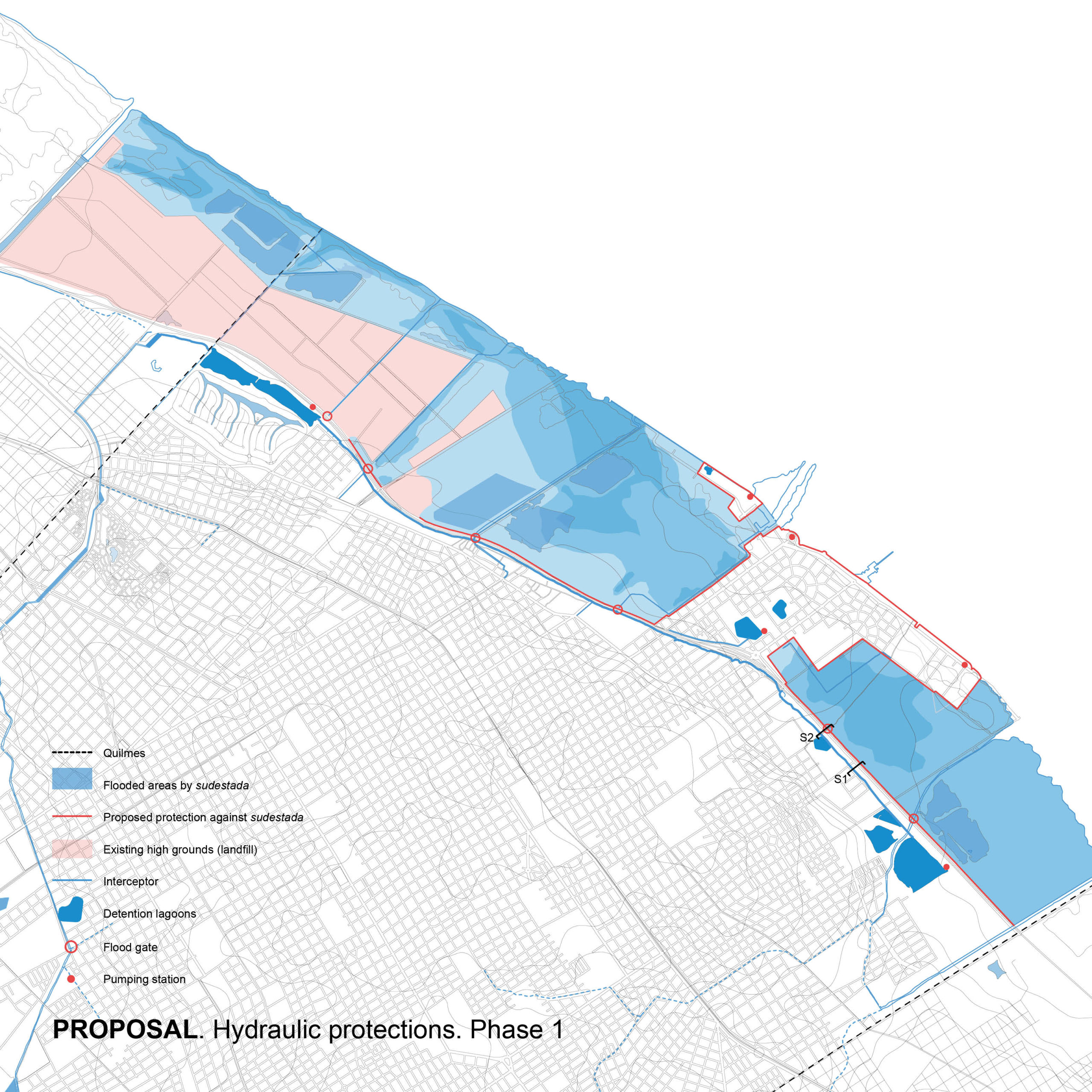 Hydraulic protections. Phase 1